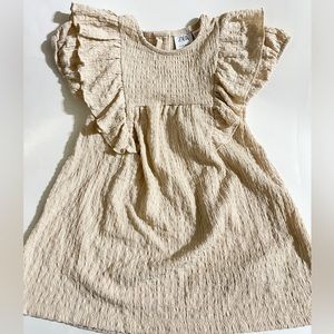 EUC Zara Textured Toddler Dress 2-3